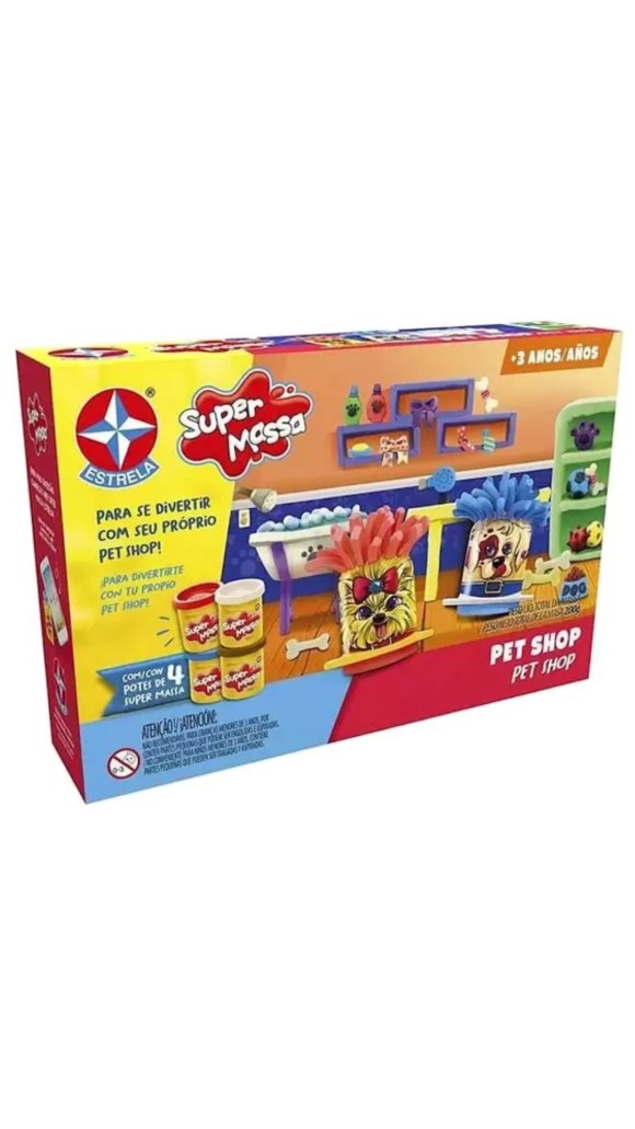 JOGO PET SHOP COM MASSA ESTRELA