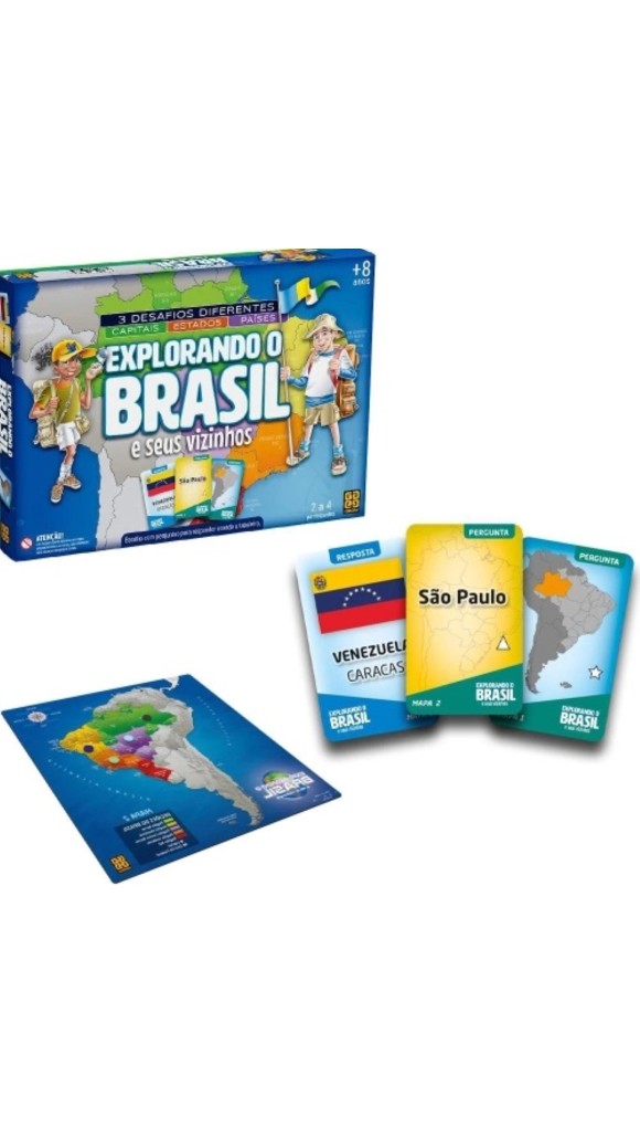 JOGO EXPLORANDO O BRASIL E SEUS VIZINHOS GROW