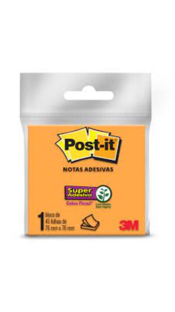 BLOCO RECADO POST-IT 76X76 45F. 3M