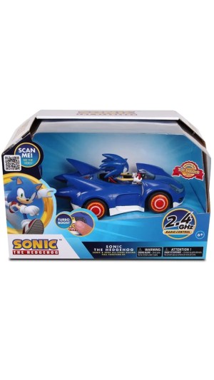 VEÍCULO CONTROLE CARRO SONIC 7 FUNÇÕES LUZ E SOM FUN