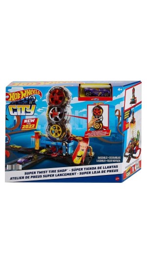 HOT WHEELS CITY PISTA SUPER LOJA DE PNEUS HDP02 MATTEL