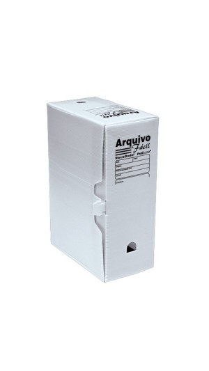 ARQUIVO MORTO 130MM NOVAONDA C/IMP. POLIBRAS PACOTE C/10 UNID.