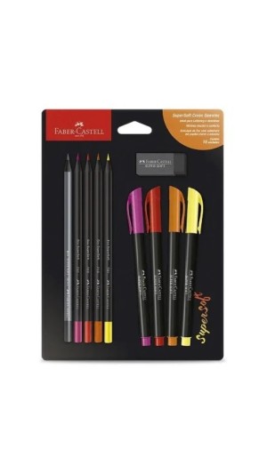 KIT SUPERSOFT CORES FABER-CASTELL