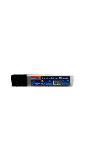 LAMINA ESTILETE 18MM LARGA PLANETA T PCT C/10 UNID