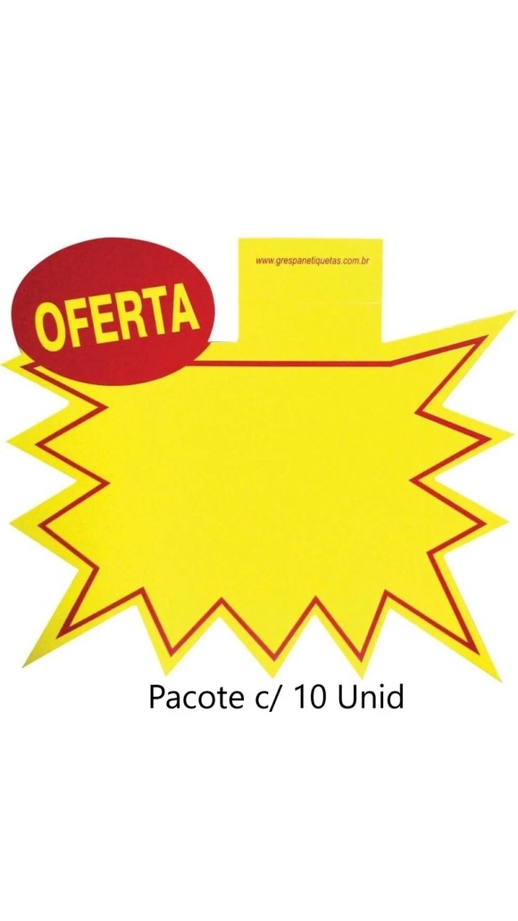 CARTAZ SPLASH II OFERTA GRESPAN PACOTE C/10 UNID.