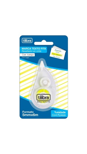 MARCA TEXTO FITA 5MMX6M TILIBRA