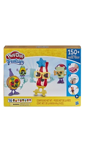 PLAY DOH PACK COM 4 MINI LANCHES SORTIDOS