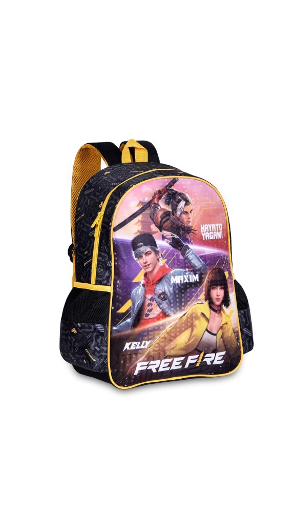 MOCHILA 2 ALÇAS JUV.MASC.FREE FIRE FR24093J 2024 CLIO