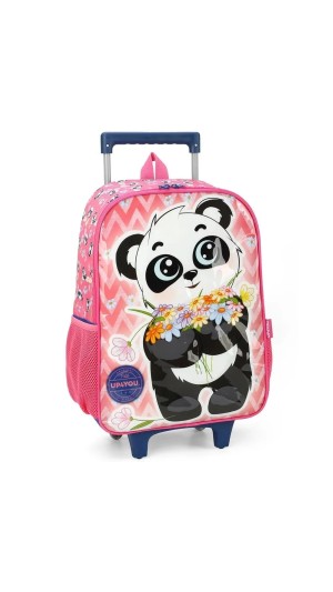 MOCHILA C/CARR.FEM.PANDA IC39362 2024 LUXCEL