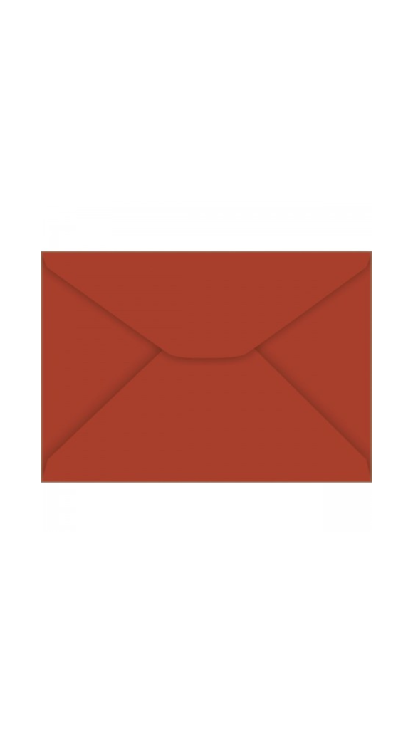 ENVELOPE CARTA VERMELHO 114X162 FORONI PACOTE C/10 UNID.