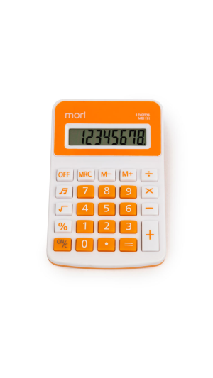 CALC.MESA MR1191 COLORS 8 DIGITOS MORI