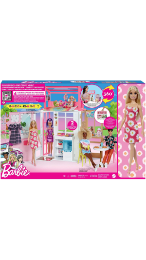 BARBIE CASA GLAM COM BONECA MATTEL