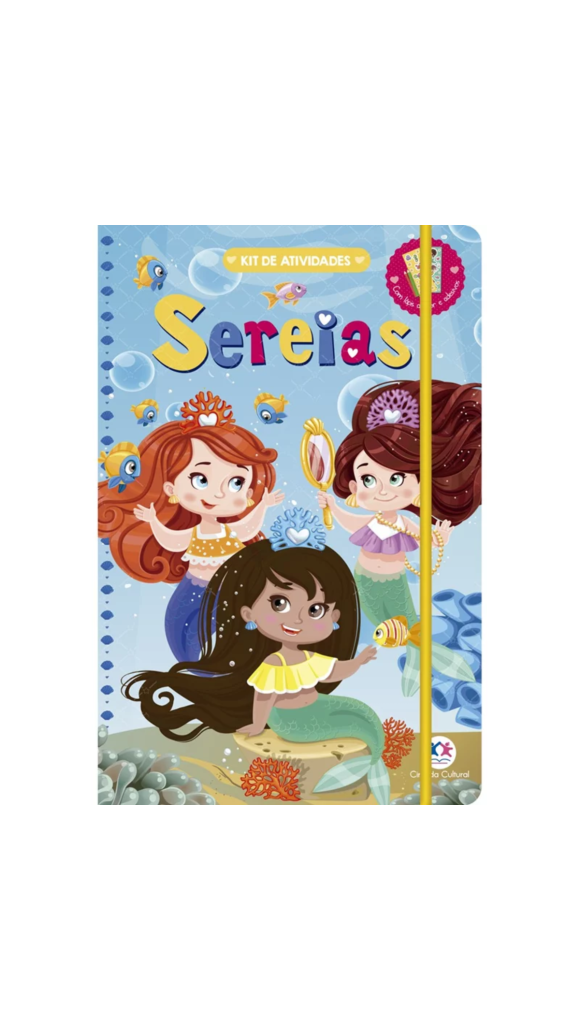 LIVRO KIT DE ATIVIDADES C/LÁPIS DE COR E ADESIVOS CIRANDA CULTURAL