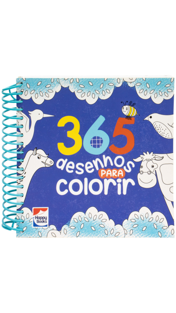 LIVRO 365 DESENHOS PARA COLORIR HAPPY BOOKS