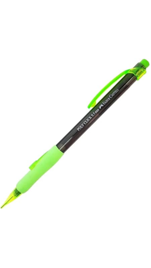 LAPISEIRA 0.5 POLY CLICK VERDE FABER-CASTELL