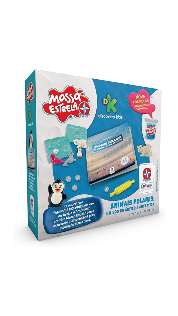 LIVRO SUPER MASSA ANIMAIS POLARES ESTRELA