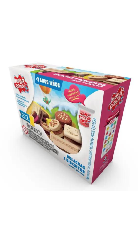 SUPER MASSA KIT BOLACHAS E BISCOITOS ESTRELA
