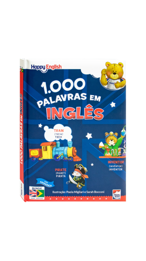 LIVRO 1000 PALAVRAS EM INGLÊS HE HAPPY BOOKS