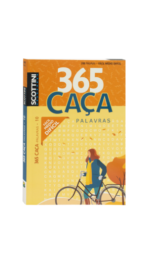 LIVRO 365 CAÇA-PALAVRAS N°10 288 PÁGINAS ED.BRASILEITURA