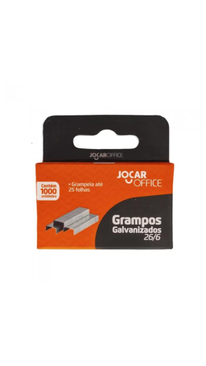 GRAMPO 26/6 1.000 GALVANIZADO JOCAR OFFICE