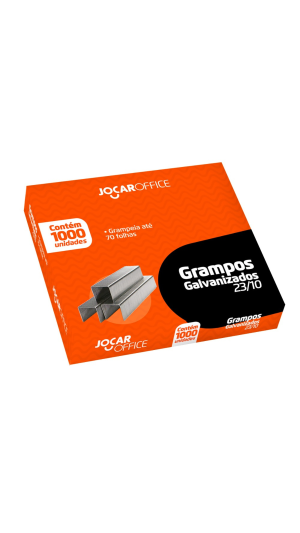 GRAMPO 23/10 1.000 GALVANIZADO JOCAR OFFICE