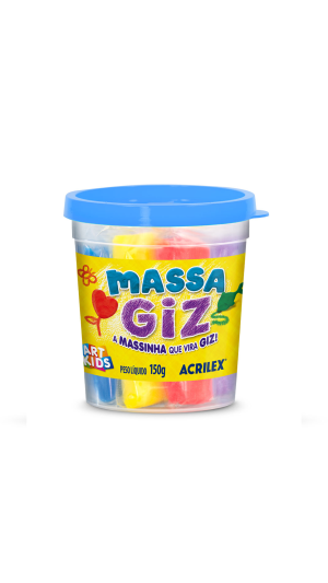 MASSA GIZ POTE C/6 UNID. 150G ACRILEX