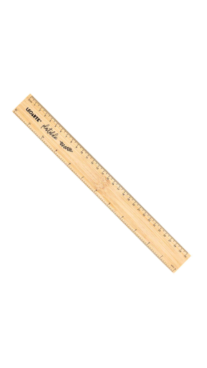 RÉGUA BAMBU 30CM PLANTAHOLIC LEOARTE