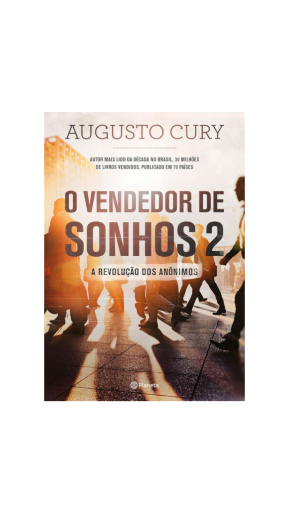 LIVRO O VENDEDOR DE SONHOS 2 - A REVOLUÇÃO DOS ANÔNIMOS ED.PLANETA