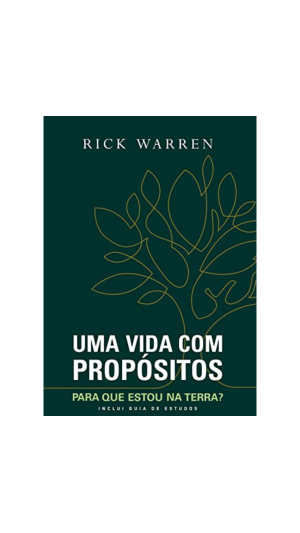 LIVRO UMA VIDA COM PROPÓSITOS ED.VIDA
