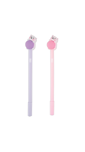 CANETA GEL 0.5 PURRFECT CATS SORTIDO TILIBRA