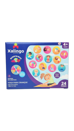 JOGO YOGA PARA CRIANÇAS C/24 PCS XALINGO