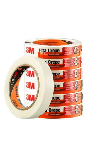 FITA CREPE USO GERAL 101LA 18MMX50M 3M PCT C/6 UNID.